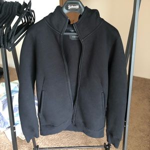 Wings + horns zip hoodie